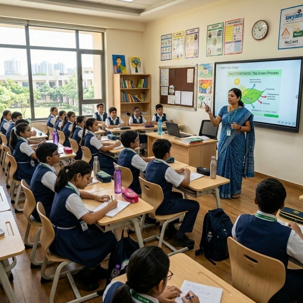 Maruthi School Campus classroom